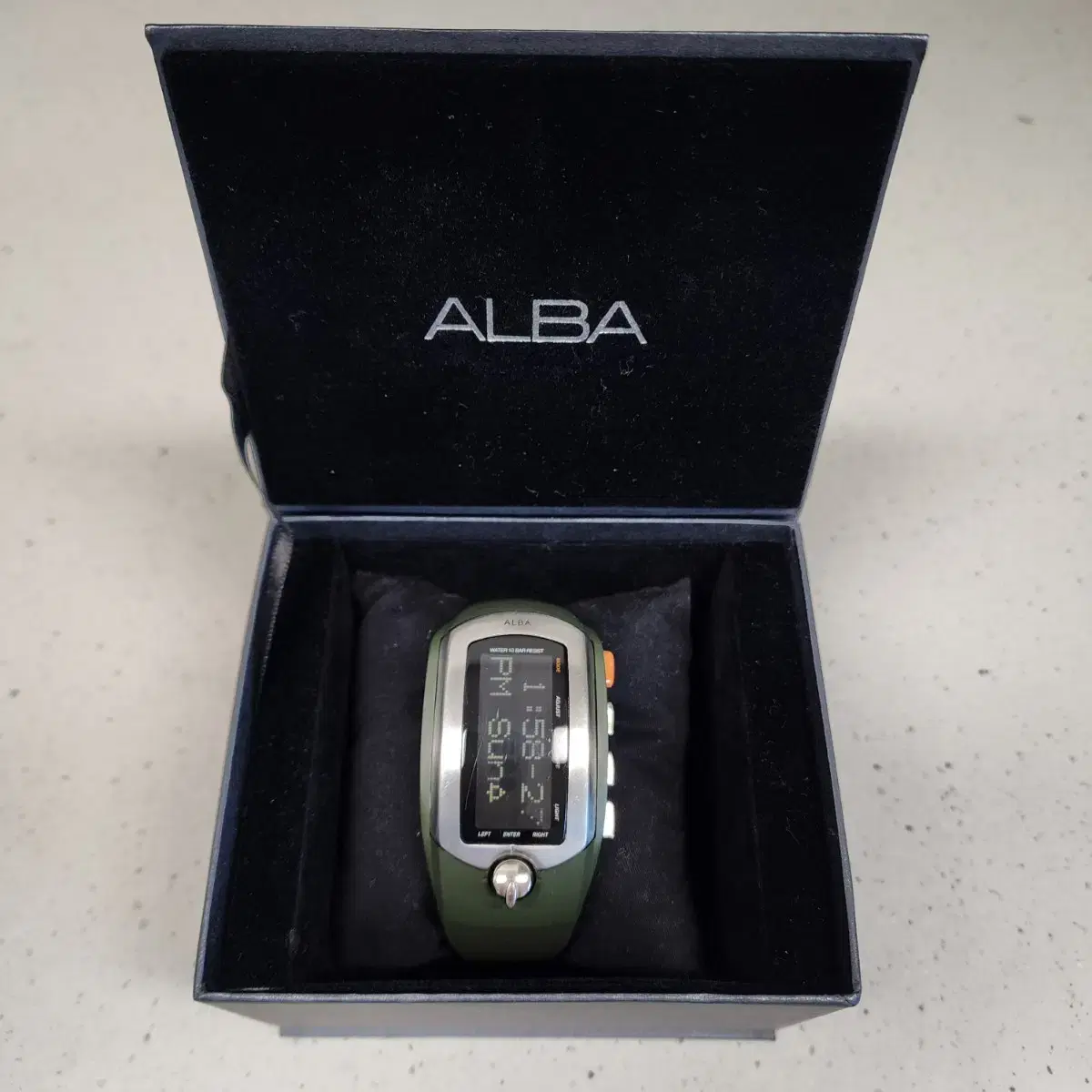 【美品】SEIKO ALBA SPOON WEB W440 ブラック Seiko Alba Spoon Web W440-X006 Multi Display Style Vintage '90s